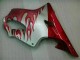 2001-2003 Rouge Flamme Argent Honda CBR600 F4i Carénage Moto
