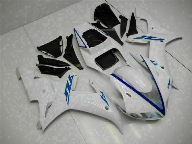 2002-2003 Blanc Yamaha YZF R1 Carénage Moto 2002-2003 Blanc Yamaha YZF R1 Carénage Moto