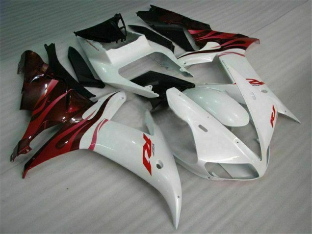 2002-2003 Blanc Yamaha YZF R1 Carrosserie Moto 2002-2003 Blanc Yamaha YZF R1 Carrosserie Moto