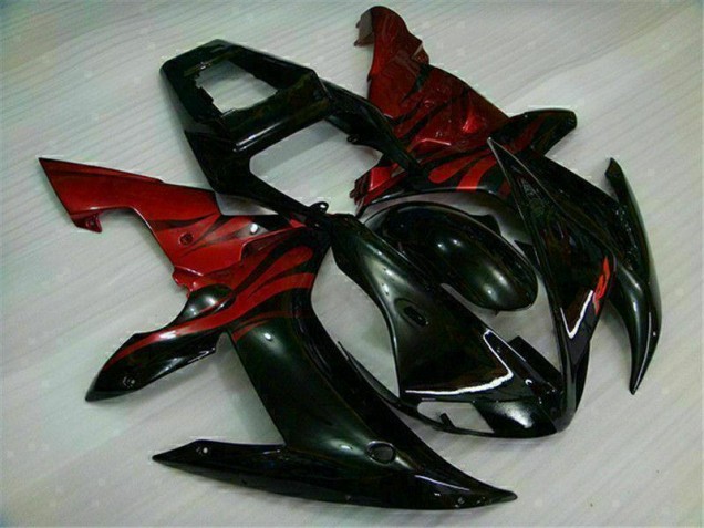 2002-2003 Noir Rouge Yamaha YZF R1 Carénages Moto 2002-2003 Noir Rouge Yamaha YZF R1 Carénages Moto