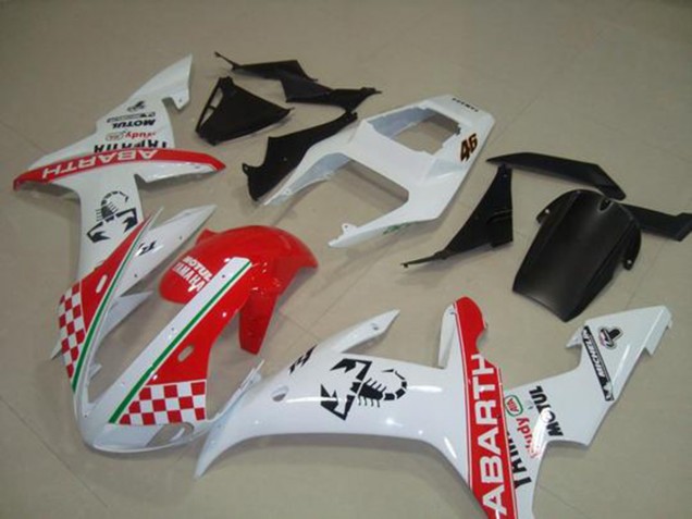 2002-2003 Rouge Blanc Flag Yamaha YZF R1 Carénage Moto 2002-2003 Rouge Blanc Flag Yamaha YZF R1 Carénage Moto