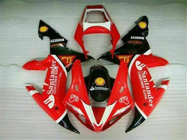 2002-2003 Rouge Yamaha YZF R1 Carrosserie Moto 2002-2003 Rouge Yamaha YZF R1 Carrosserie Moto