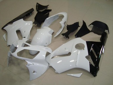 2002-2006 Blanc Noir Kawasaki ZX12R Carénage Moto