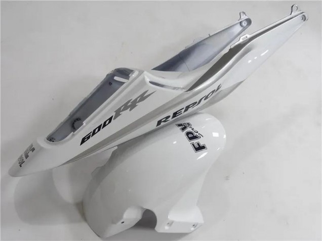 2003-2004 Argent Blanc Noir Repsol Honda CBR600RR Carénage Moto