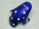 2003-2004 Blanc Bleu Honda CBR600RR Carénage Moto 2003-2004 Blanc Bleu Honda CBR600RR Carénage Moto