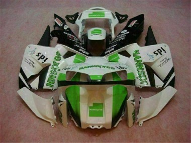 2003-2004 Blanc Honda CBR600RR Carénages Moto ABS Complet