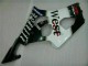 2003-2004 Blanc Noir Suzuki GSXR 1000 Kit Carénages Motos Complet