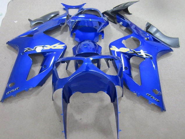 2003-2004 Bleu 636 Kawasaki ZX6R Carénage Moto