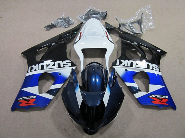 2003-2004 Bleu Blanc Décalque Suzuki GSXR 1000 Carénages Moto 2003-2004 Bleu Blanc Décalque Suzuki GSXR 1000 Carénages Moto