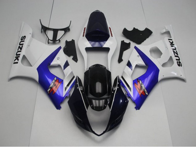 2003-2004 Bleu Foncé Devant et Bleu Suzuki GSXR 1000 Carénage Moto