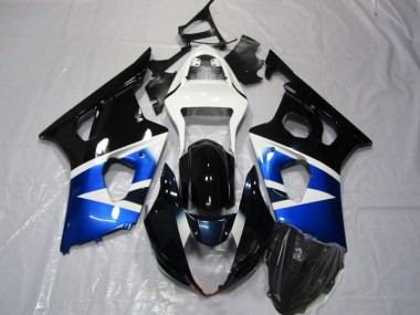 2003-2004 Bleu Noir Blanc Suzuki GSXR 1000 Carénage Moto
