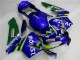 2003-2004 Bleu Vert Movistar Castrol Honda CBR600RR Carénage Moto 2003-2004 Bleu Vert Movistar Castrol Honda CBR600RR Carénage Moto