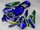 2003-2004 Bleu Vert Movistar Castrol Honda CBR600RR Carénage Moto 2003-2004 Bleu Vert Movistar Castrol Honda CBR600RR Carénage Moto