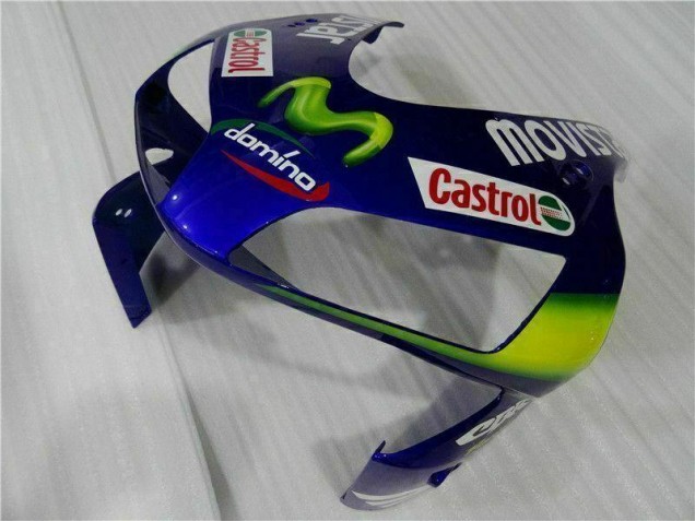2003-2004 Bleu Vert Movistar Castrol Honda CBR600RR Carénage Moto 2003-2004 Bleu Vert Movistar Castrol Honda CBR600RR Carénage Moto