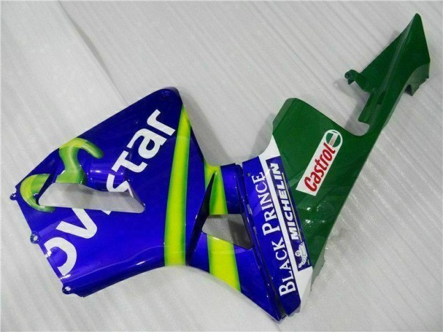 2003-2004 Bleu Vert Movistar Castrol Honda CBR600RR Carénage Moto 2003-2004 Bleu Vert Movistar Castrol Honda CBR600RR Carénage Moto