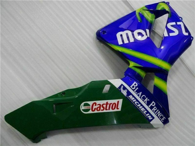2003-2004 Bleu Vert Movistar Castrol Honda CBR600RR Carénage Moto 2003-2004 Bleu Vert Movistar Castrol Honda CBR600RR Carénage Moto