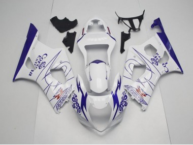 2003-2004 Bleu Whie Corona Suzuki GSXR 1000 Carénage Moto