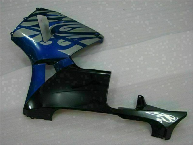2003-2004 Bleu avec Argent Flamme Honda CBR600RR Carénage Moto 2003-2004 Bleu avec Argent Flamme Honda CBR600RR Carénage Moto