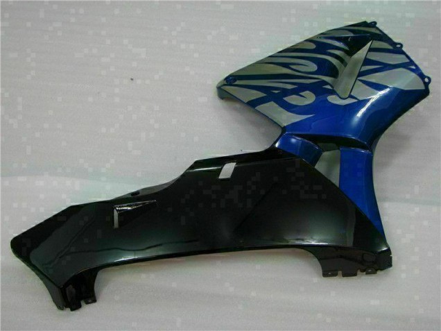 2003-2004 Bleu avec Argent Flamme Honda CBR600RR Carénage Moto 2003-2004 Bleu avec Argent Flamme Honda CBR600RR Carénage Moto