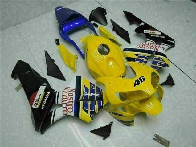 2003-2004 Jaune Honda CBR600RR Carénage Moto 2003-2004 Jaune Honda CBR600RR Carénage Moto