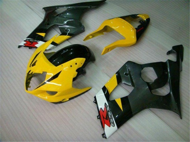 2003-2004 Jaune Noir Suzuki GSXR 1000 Carénage Moto 2003-2004 Jaune Noir Suzuki GSXR 1000 Carénage Moto