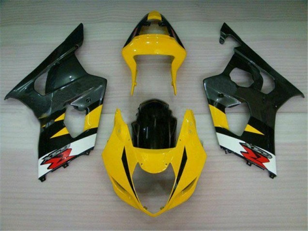 2003-2004 Jaune Noir Suzuki GSXR 1000 Carénage Moto 2003-2004 Jaune Noir Suzuki GSXR 1000 Carénage Moto