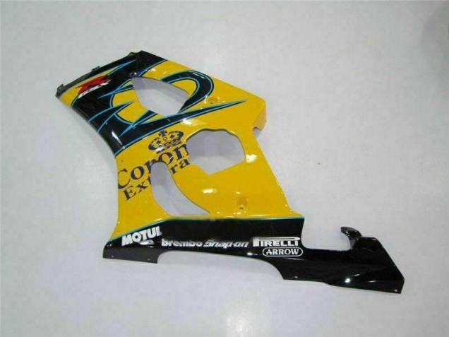 2003-2004 Jaune Suzuki GSXR 1000 Carénage Moto 2003-2004 Jaune Suzuki GSXR 1000 Carénage Moto