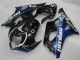 2003-2004 Noir Bleu Suzuki GSXR 1000 Carénage Moto 2003-2004 Noir Bleu Suzuki GSXR 1000 Carénage Moto