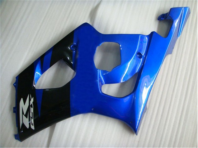 2003-2004 Noir Bleu Suzuki GSXR 1000 Carénages Moto