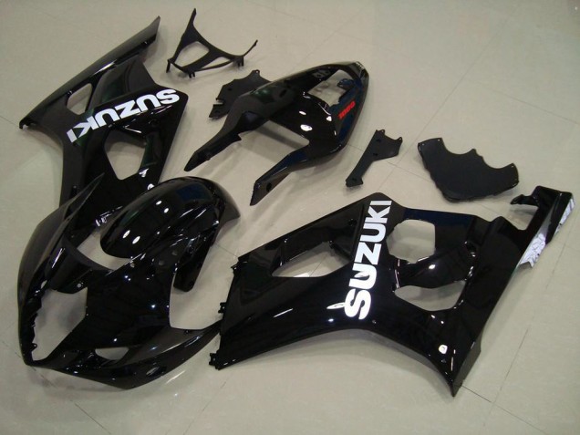 2003-2004 Noir Brillant Suzuki GSXR 1000 Carénage Moto 2003-2004 Noir Brillant Suzuki GSXR 1000 Carénage Moto