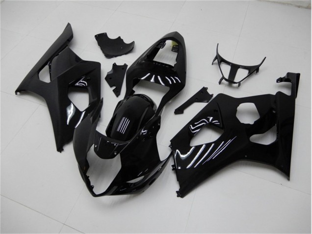 2003-2004 Noir Brillant Suzuki GSXR 1000 Kit Carénages Motos Complet 2003-2004 Noir Brillant Suzuki GSXR 1000 Kit Carénages Motos Complet