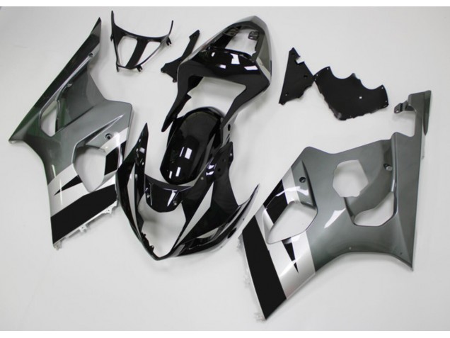 2003-2004 Noir Gris Suzuki GSXR 1000 Carénage Moto 2003-2004 Noir Gris Suzuki GSXR 1000 Carénage Moto