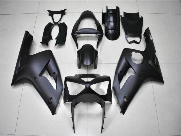 2003-2004 Noir Mat Kawasaki ZX6R Carénage Moto 2003-2004 Noir Mat Kawasaki ZX6R Carénage Moto