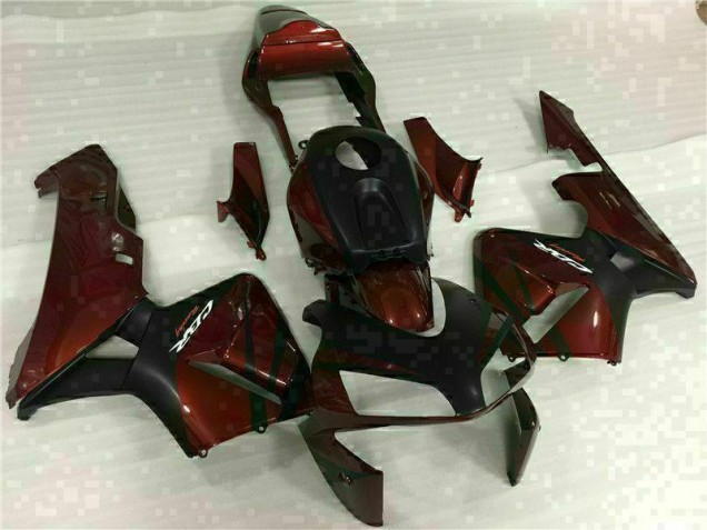 2003-2004 Noir Rouge Honda CBR600RR Carénage Moto 2003-2004 Noir Rouge Honda CBR600RR Carénage Moto
