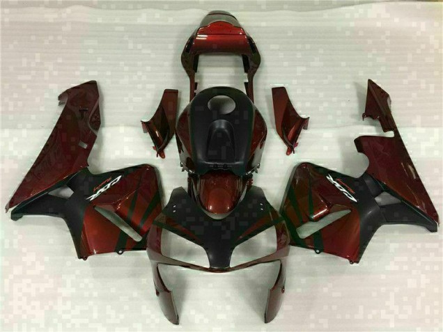 2003-2004 Noir Rouge Honda CBR600RR Carénage Moto 2003-2004 Noir Rouge Honda CBR600RR Carénage Moto