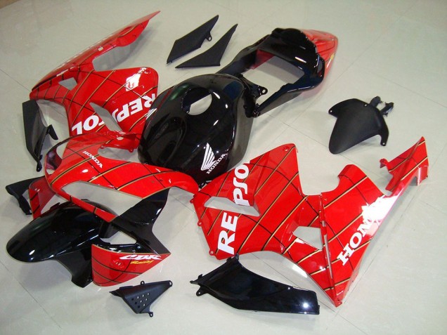 2003-2004 Noir Spider Man Repsol Honda CBR600RR Carénage Moto 2003-2004 Noir Spider Man Repsol Honda CBR600RR Carénage Moto
