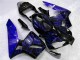 2003-2004 Noir avec Bleu Flamme Honda CBR600RR Carénage Moto