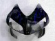 2003-2004 Noir avec Bleu Flamme Honda CBR600RR Carénage Moto