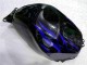 2003-2004 Noir avec Bleu Flamme Honda CBR600RR Carénage Moto