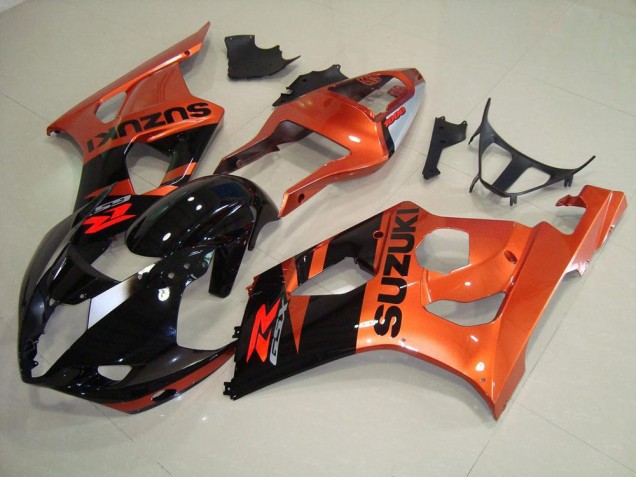 2003-2004 Orange et Noir Suzuki GSXR 1000 Carénage Moto