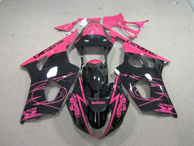 2003-2004 Rose Noir Suzuki GSXR 1000 Carénage Moto