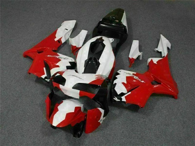 2003-2004 Rouge Blanc Honda CBR600RR Carénages Moto 2003-2004 Rouge Blanc Honda CBR600RR Carénages Moto