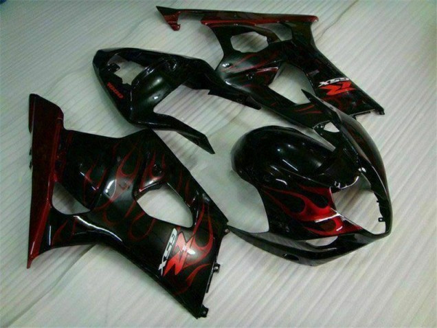 2003-2004 Rouge Flamme Suzuki GSXR 1000 Carénage Moto 2003-2004 Rouge Flamme Suzuki GSXR 1000 Carénage Moto