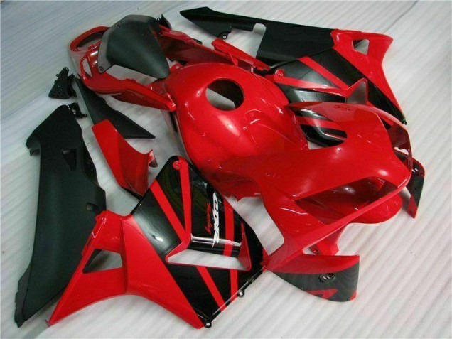2003-2004 Rouge Noir Honda CBR600RR Kit Carénages Motos