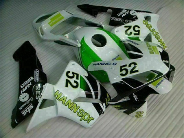 2003-2004 Vert Blanc Noir Honda CBR600RR Carénage Moto 2003-2004 Vert Blanc Noir Honda CBR600RR Carénage Moto