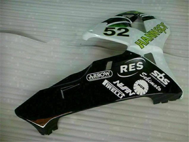 2003-2004 Vert Blanc Noir Honda CBR600RR Carénage Moto 2003-2004 Vert Blanc Noir Honda CBR600RR Carénage Moto