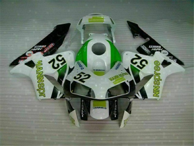 2003-2004 Vert Blanc Noir Honda CBR600RR Carénage Moto 2003-2004 Vert Blanc Noir Honda CBR600RR Carénage Moto