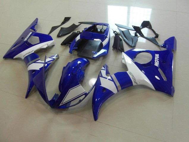 2003-2005 Bleu Blanc Yamaha YZF R6 Carénages Moto 2003-2005 Bleu Blanc Yamaha YZF R6 Carénages Moto