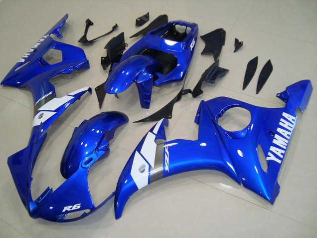 2003-2005 Bleu Yamaha YZF R6 Carénage Moto 2003-2005 Bleu Yamaha YZF R6 Carénage Moto