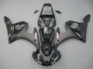 2003-2005 Contrast Noir Yamaha YZF R6 Carénage Moto